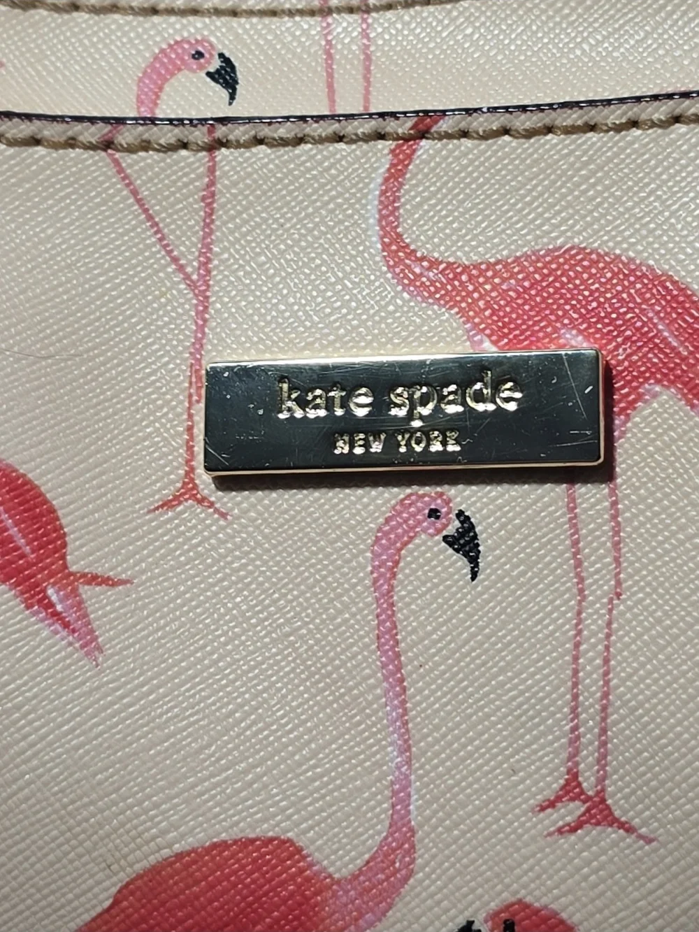 Kate Spade Pink Flamingo Dome Satchel